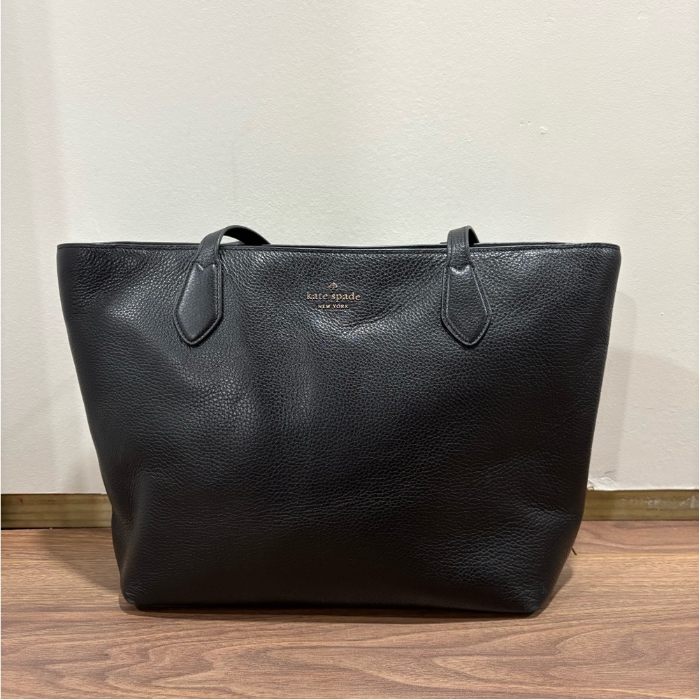 kate spade Black Leather Tote